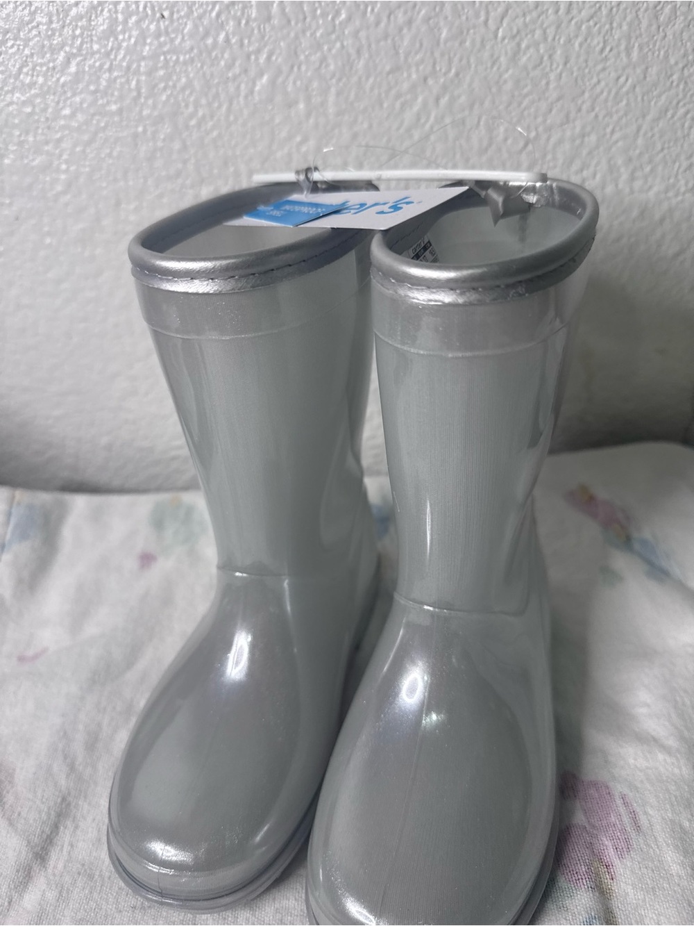 Carter's Silver Toddler Rain Boots